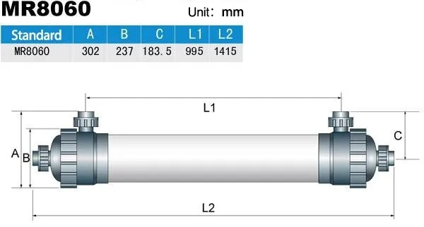 UF8040 UF Membrane Modules Ultra Filter Membrane Ultrafiltration Membrane